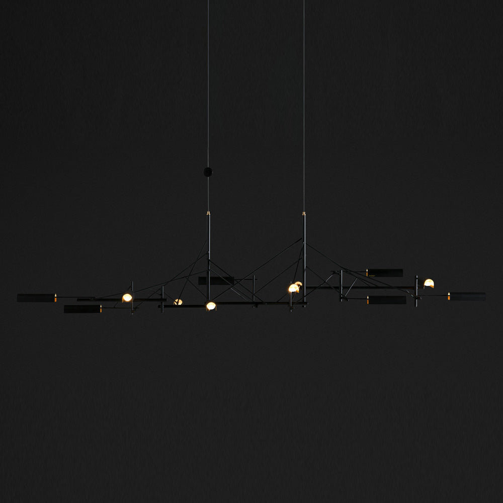 Tinkering LED Linear Pendant Light in Detail.