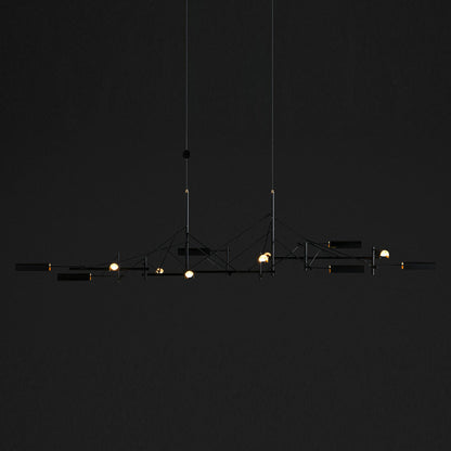 Tinkering LED Linear Pendant Light in Detail.