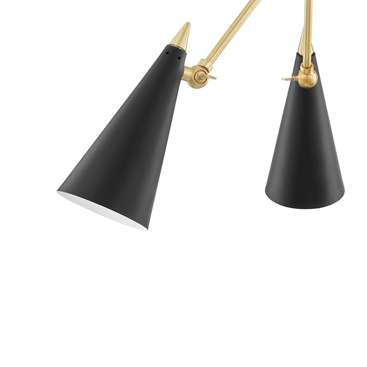 Moxie 3-Light Semi-Flush Mount Ceiling Light in Detail.