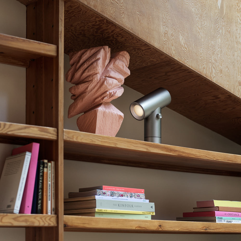 Beam LED Table Lamp in living room.
