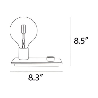 Control Table Lamp - line drawing.