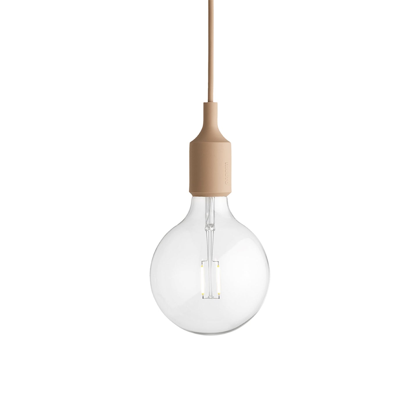 E27 Pendant Light in Beige-Rose.