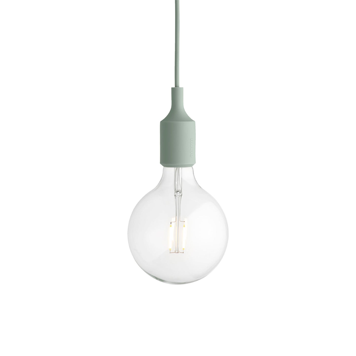 E27 Pendant Light in Light Green.