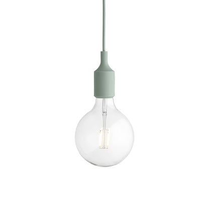 E27 Pendant Light in Light Green.
