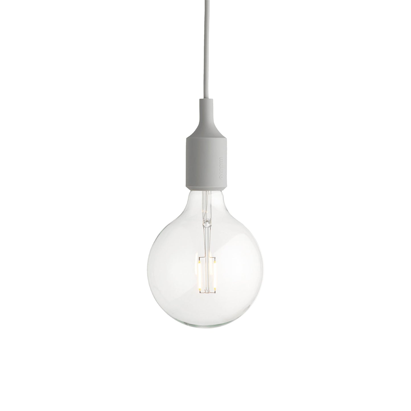 E27 Pendant Light in Light Grey.