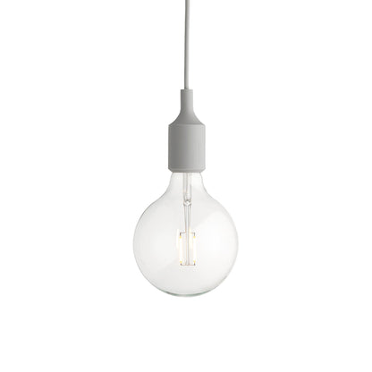 E27 Pendant Light in Light Grey.