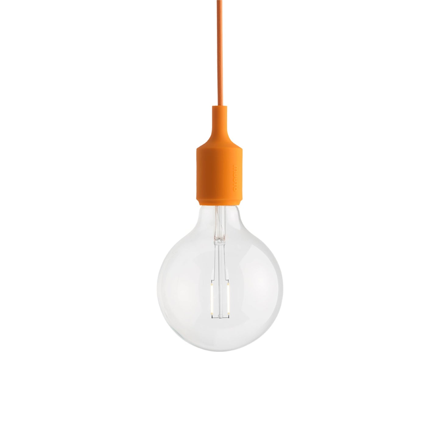 E27 Pendant Light in Light Orange.