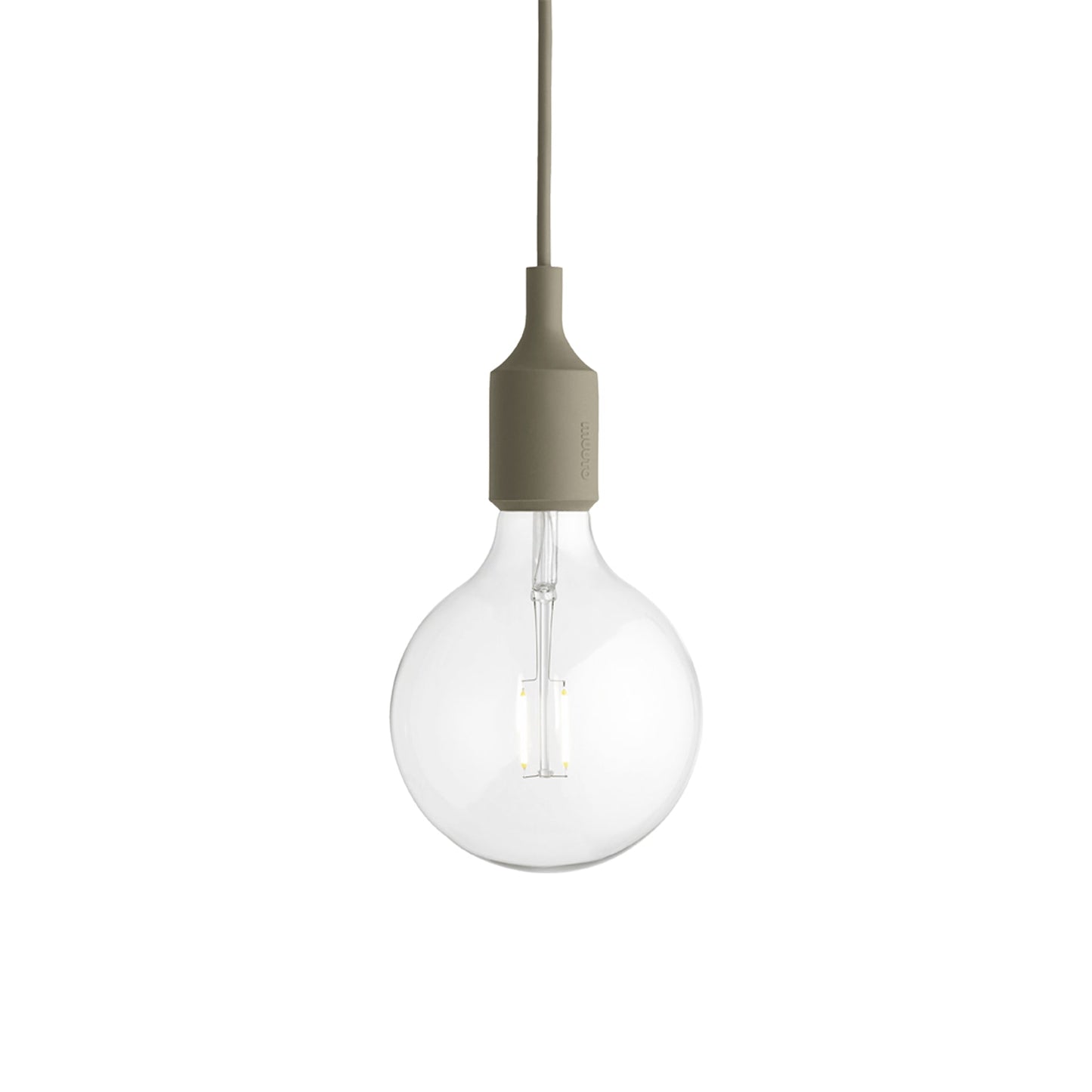 E27 Pendant Light in Olive.