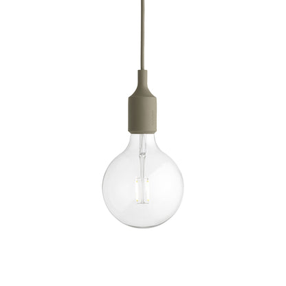 E27 Pendant Light in Olive.