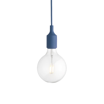 E27 Pendant Light in Pale Blue.
