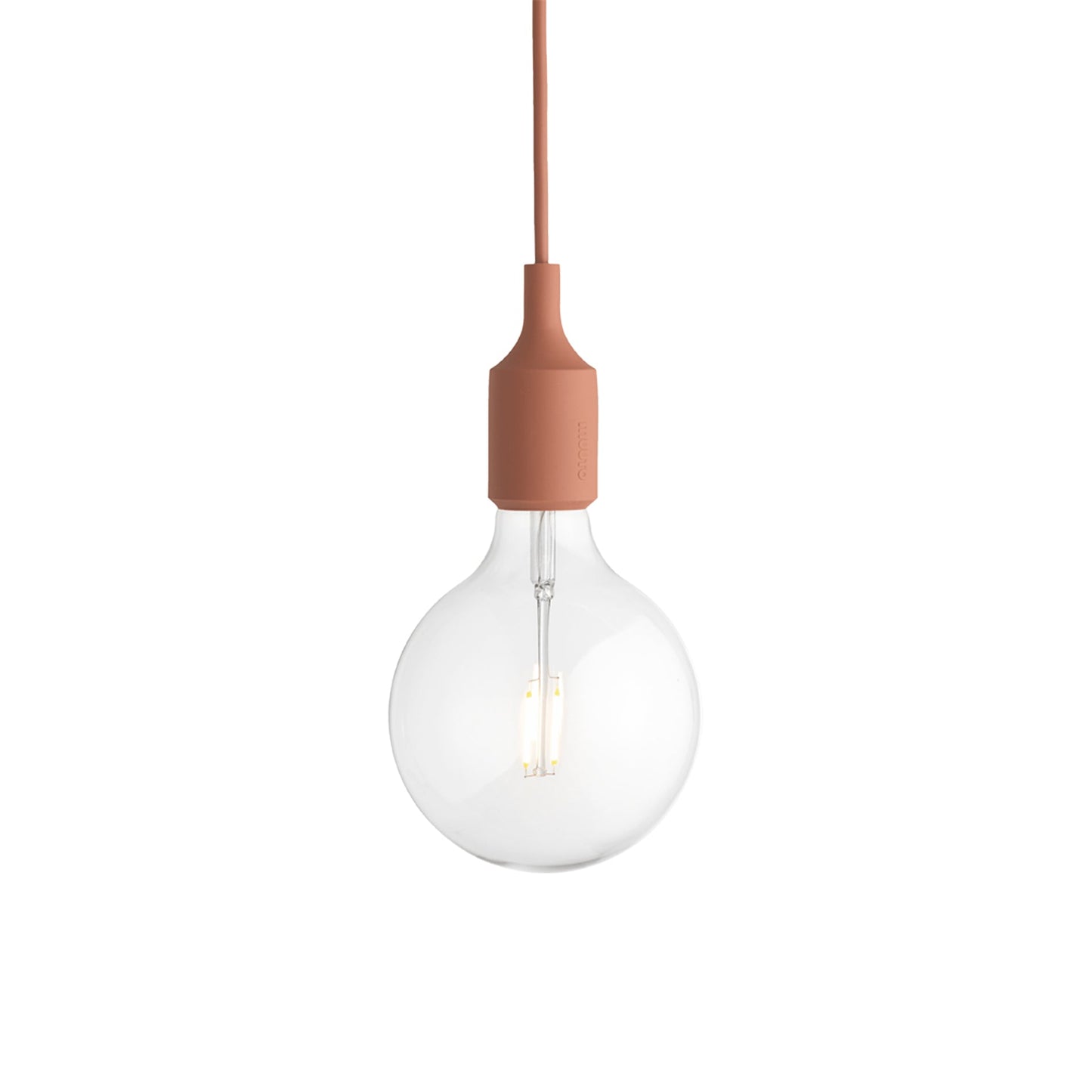 E27 Pendant Light in Terracotta.
