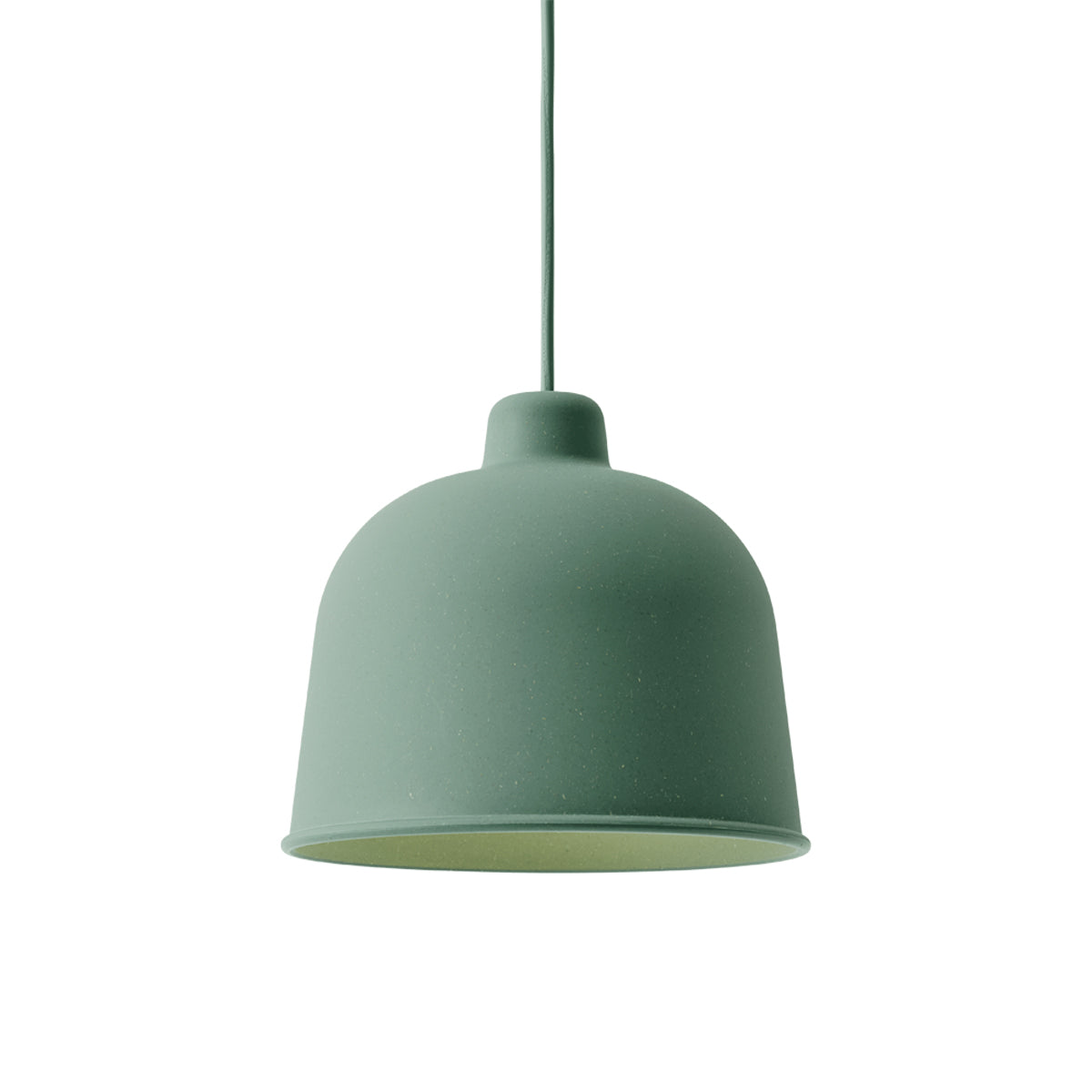 Grain Pendant Light in Dusty Green.