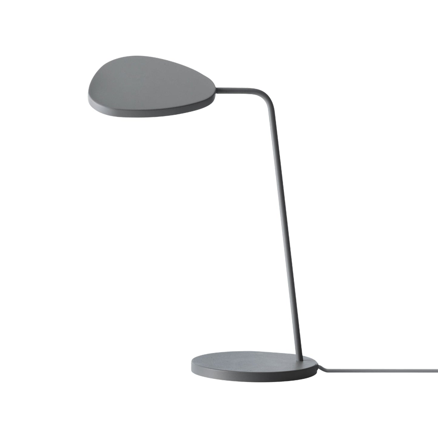 Leaf LED Table Lamp in Grey.