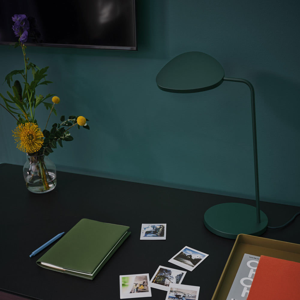 Leaf LED Table Lamp in office.