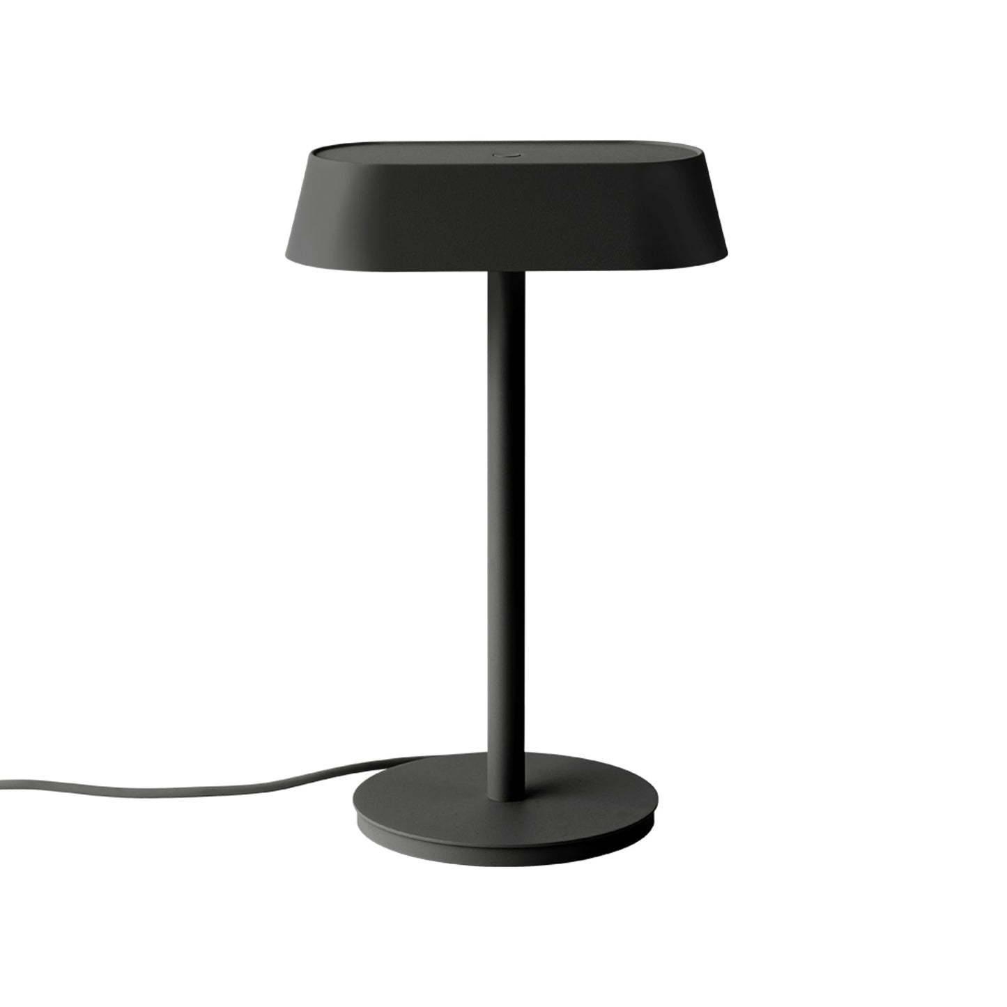 Linear LED Table Lamp in Black.