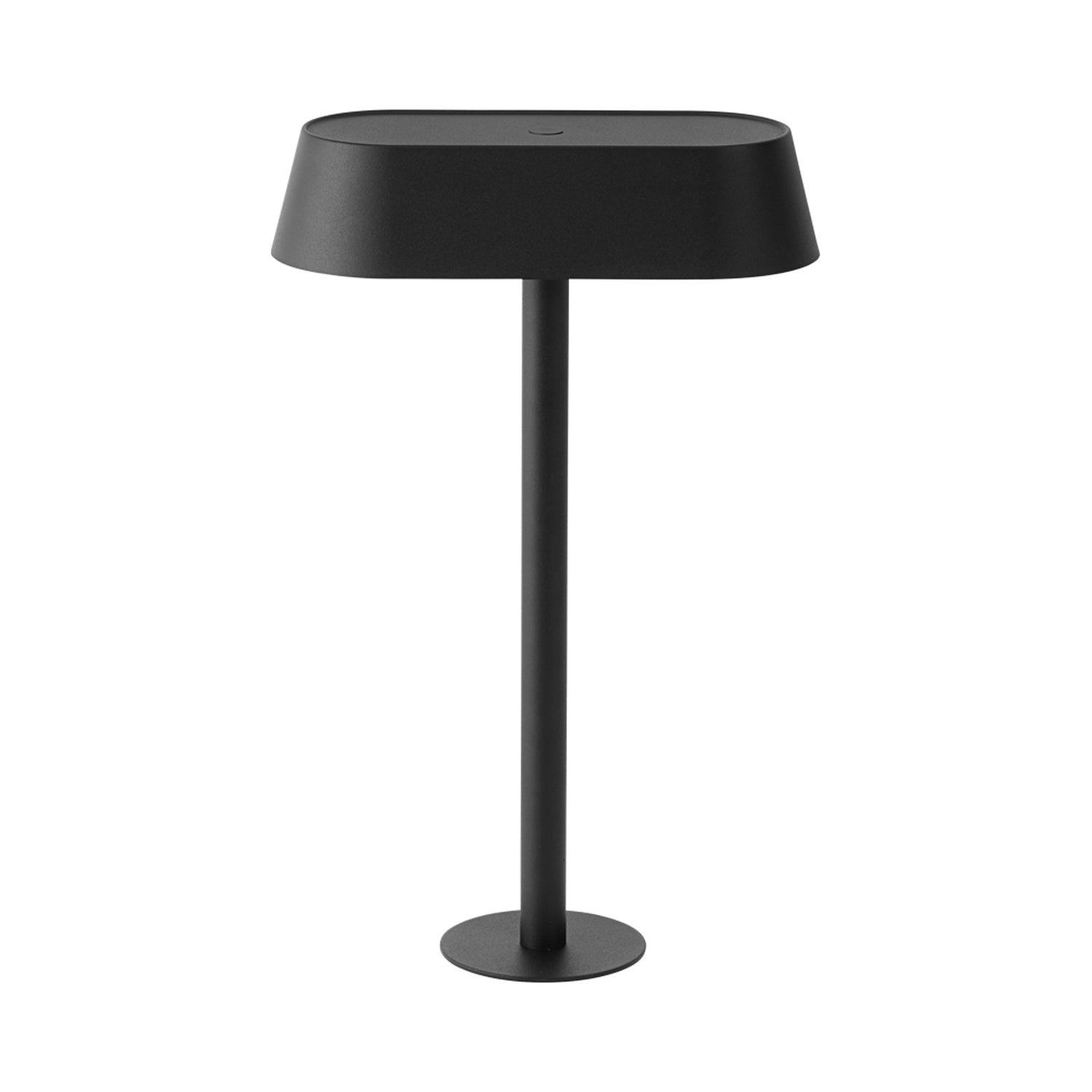 Linear Mounted LED Table Lamp in Black (9.1-Inch).