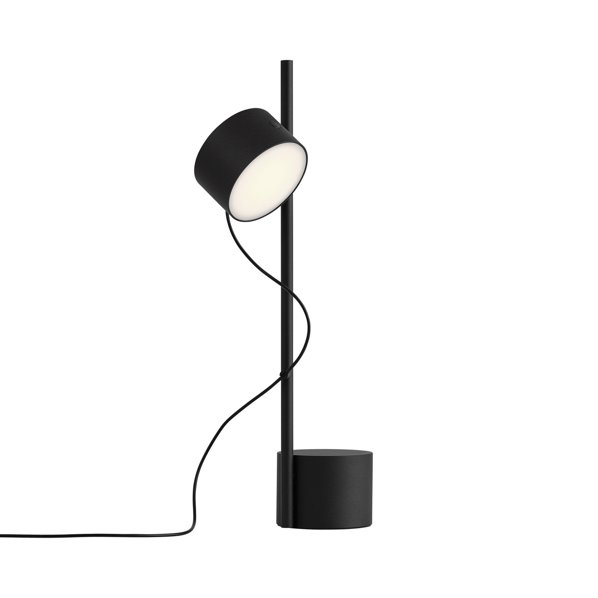 Post LED Table Lamp in Black.