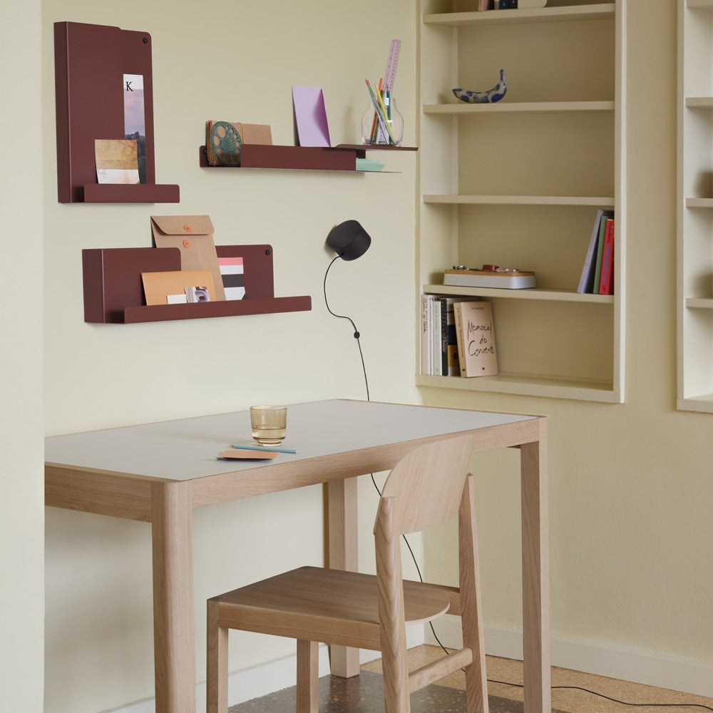 Post LED Wall Light in study room.