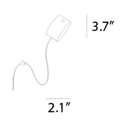 Post LED Wall Light - line drawing.