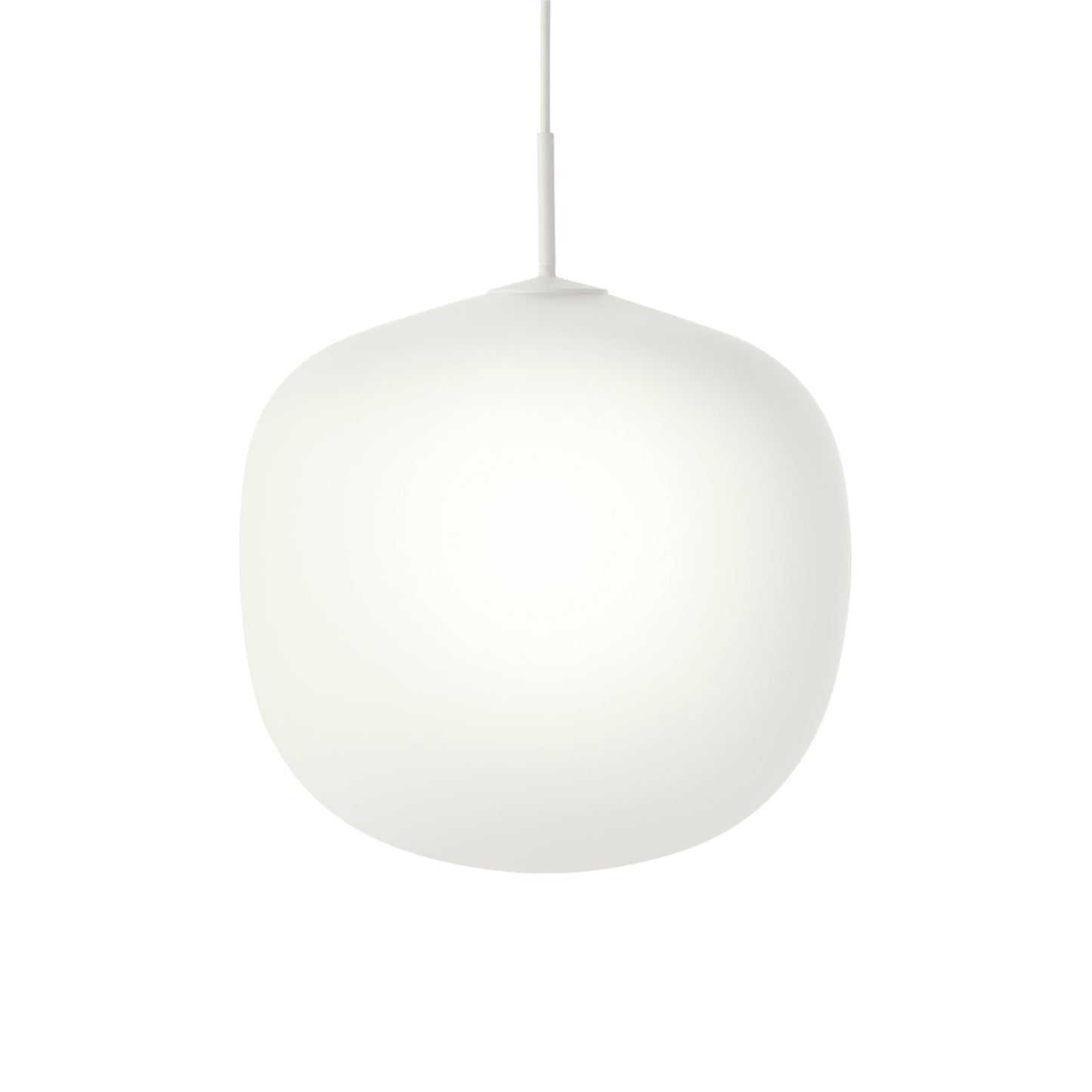Rime Pendant Light in White (17.7-Inch).