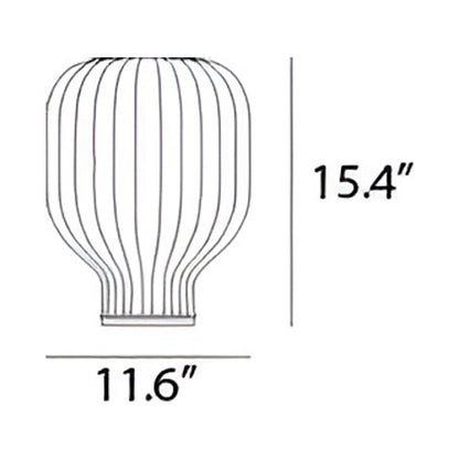 Strand Table Lamp - line drawing.