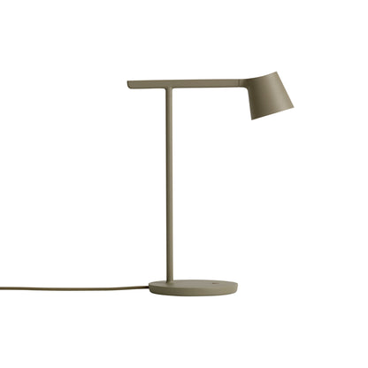 Tip LED Table Lamp in Olive.