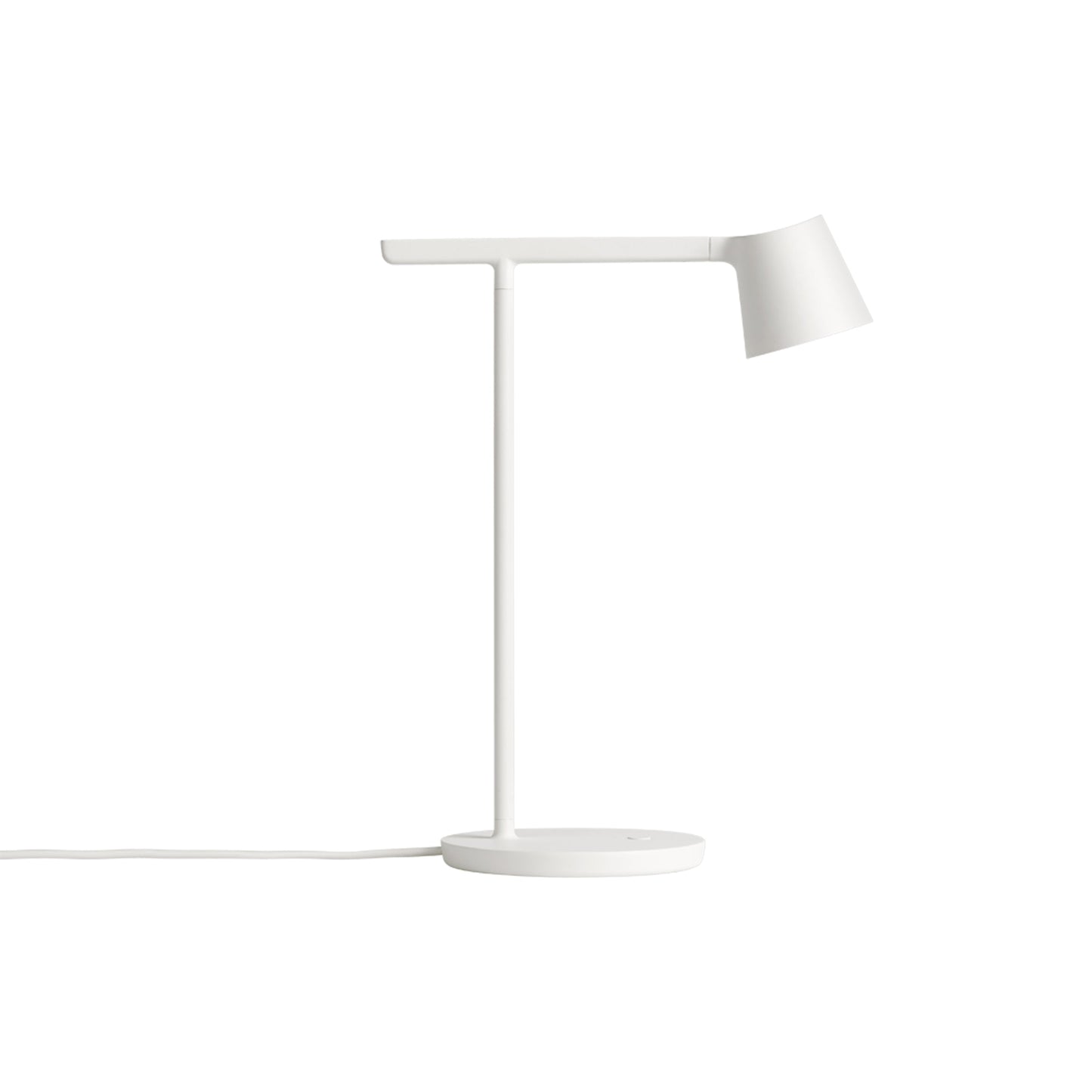 Tip LED Table Lamp in White.