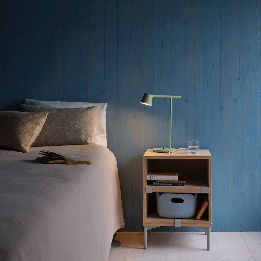 Tip LED Table Lamp in bedroom.