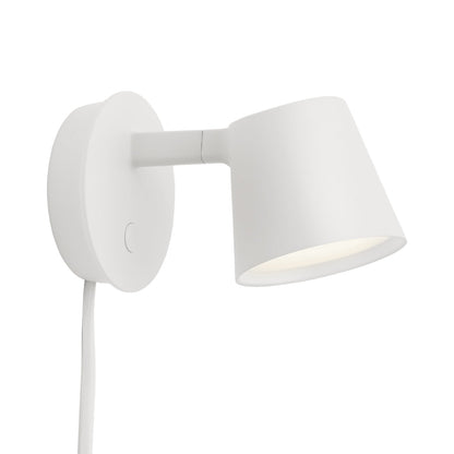 Tip LED Wall Light in White.