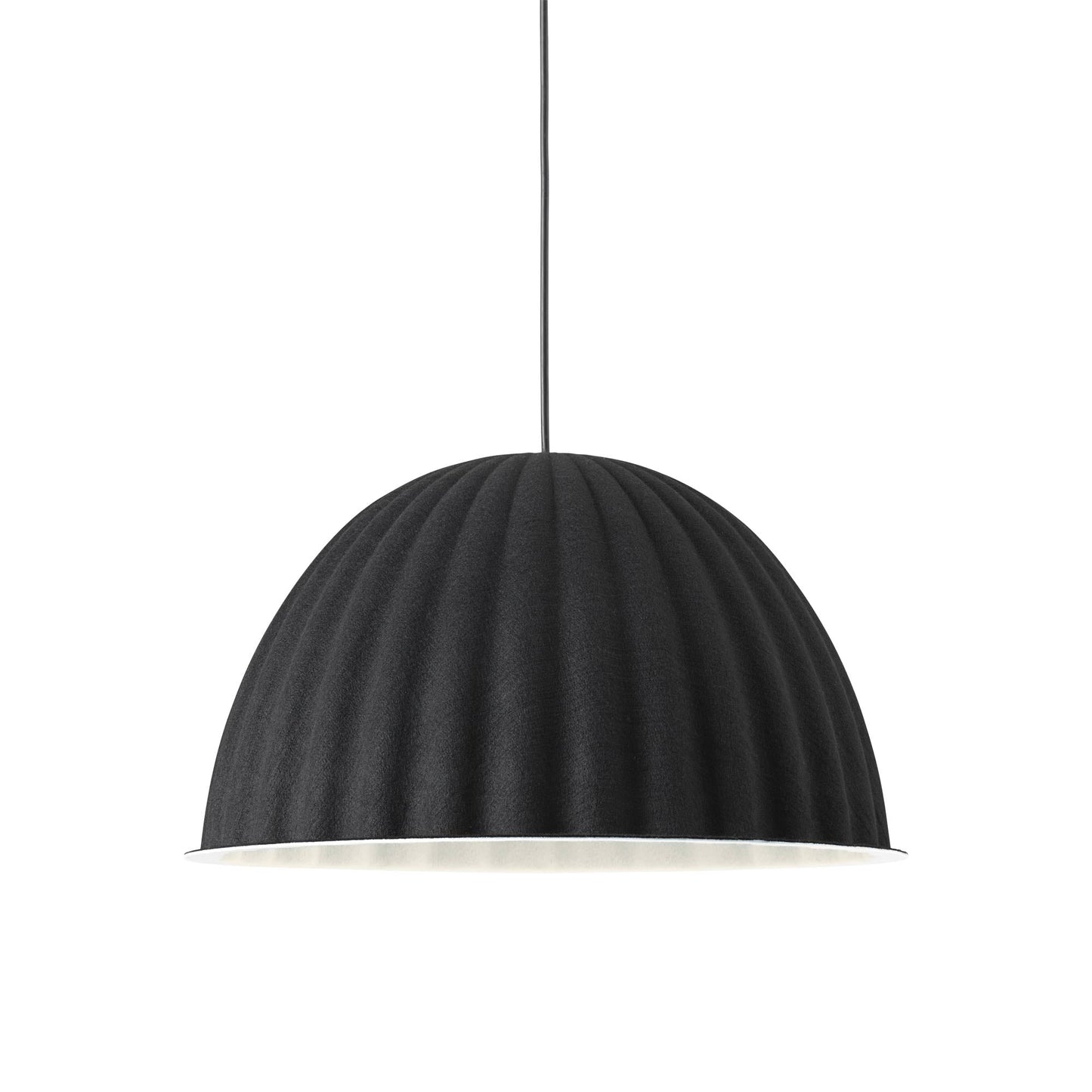 Under The Bell Pendant Light in Black (21.7-Inch).