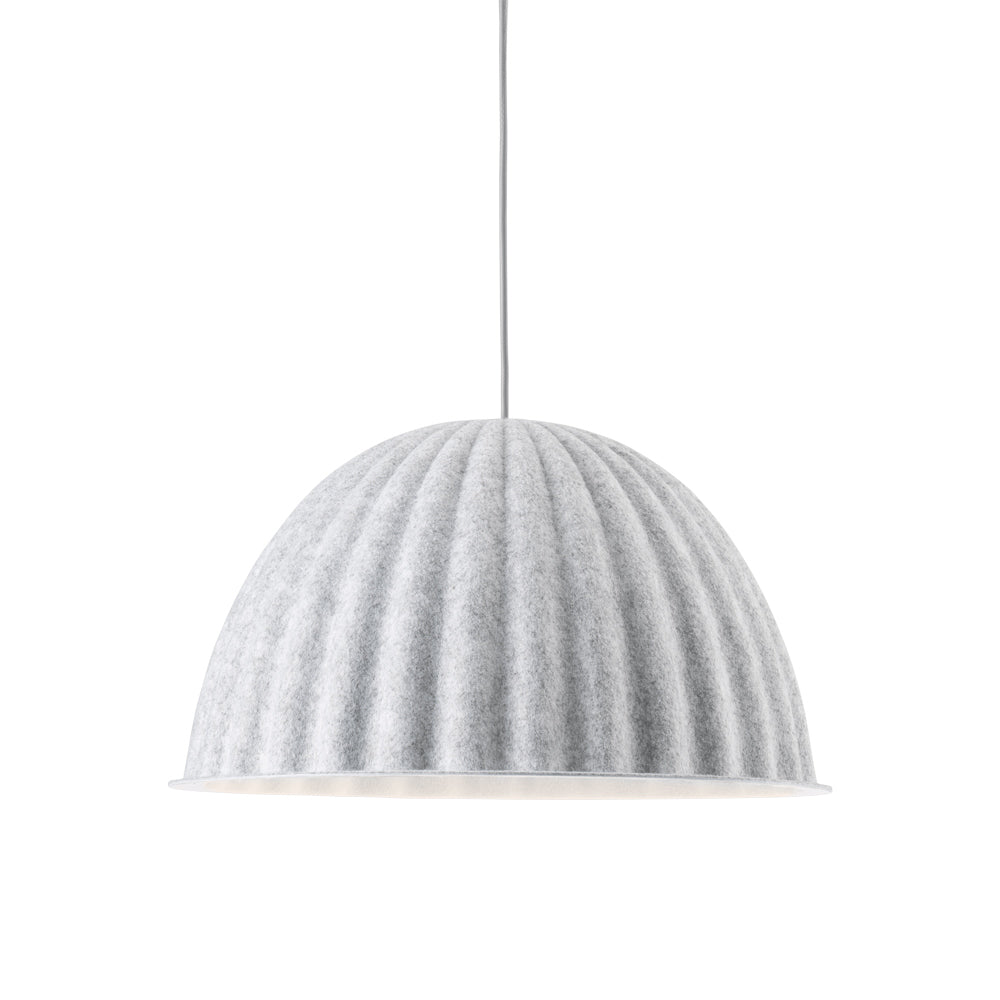 Under The Bell Pendant Light in White Mélange (21.7-Inch).