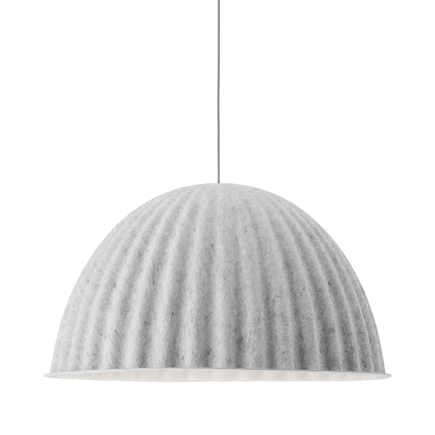 Under The Bell Pendant Light in White Mélange (32.3-Inch).