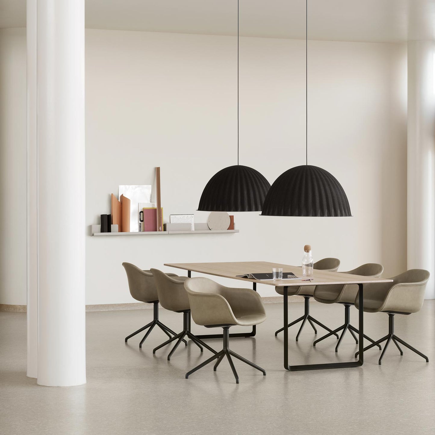 Under The Bell Pendant Light in office.