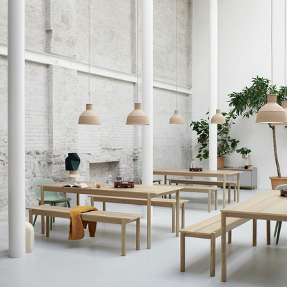 Unfold Pendant Light in restaurant.