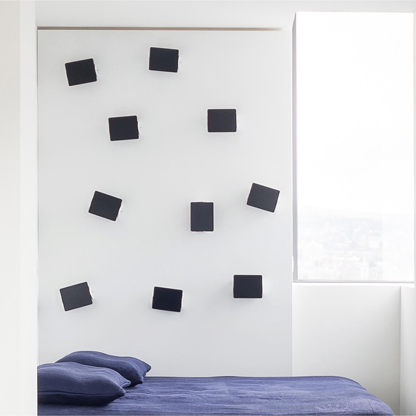 Applique A Volet Pivotant Wall Light in bedroom.