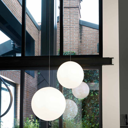 Asteroide Pendant Light in living room.