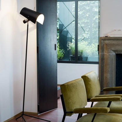 Claritas Floor Lamp in living room.