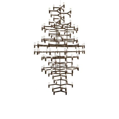 Crown Royal Chandelier in Black Plated.