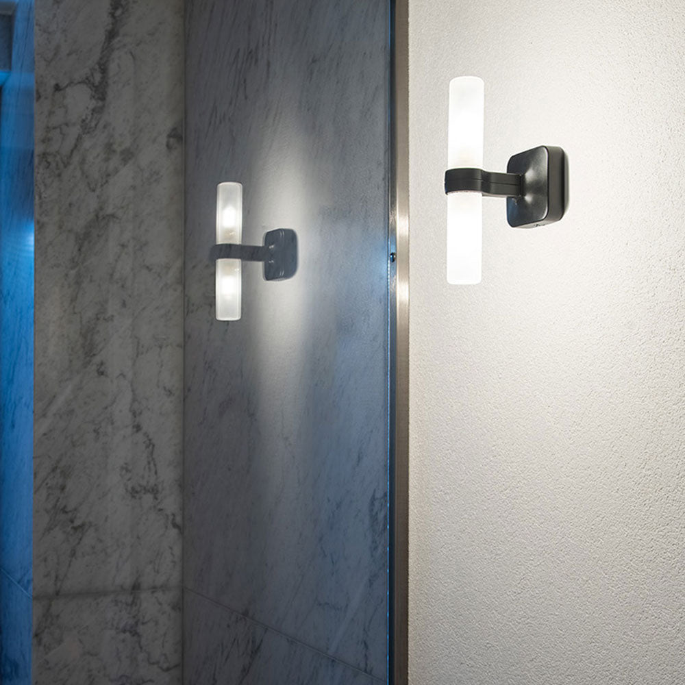 Crown Single Wall Light in bathroom.