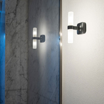 Crown Single Wall Light in bathroom.