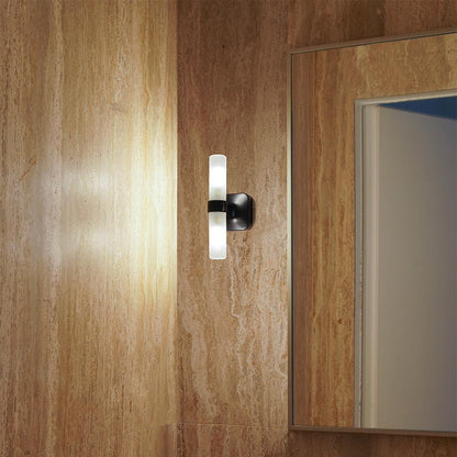 Crown Single Wall Light in bathroom.
