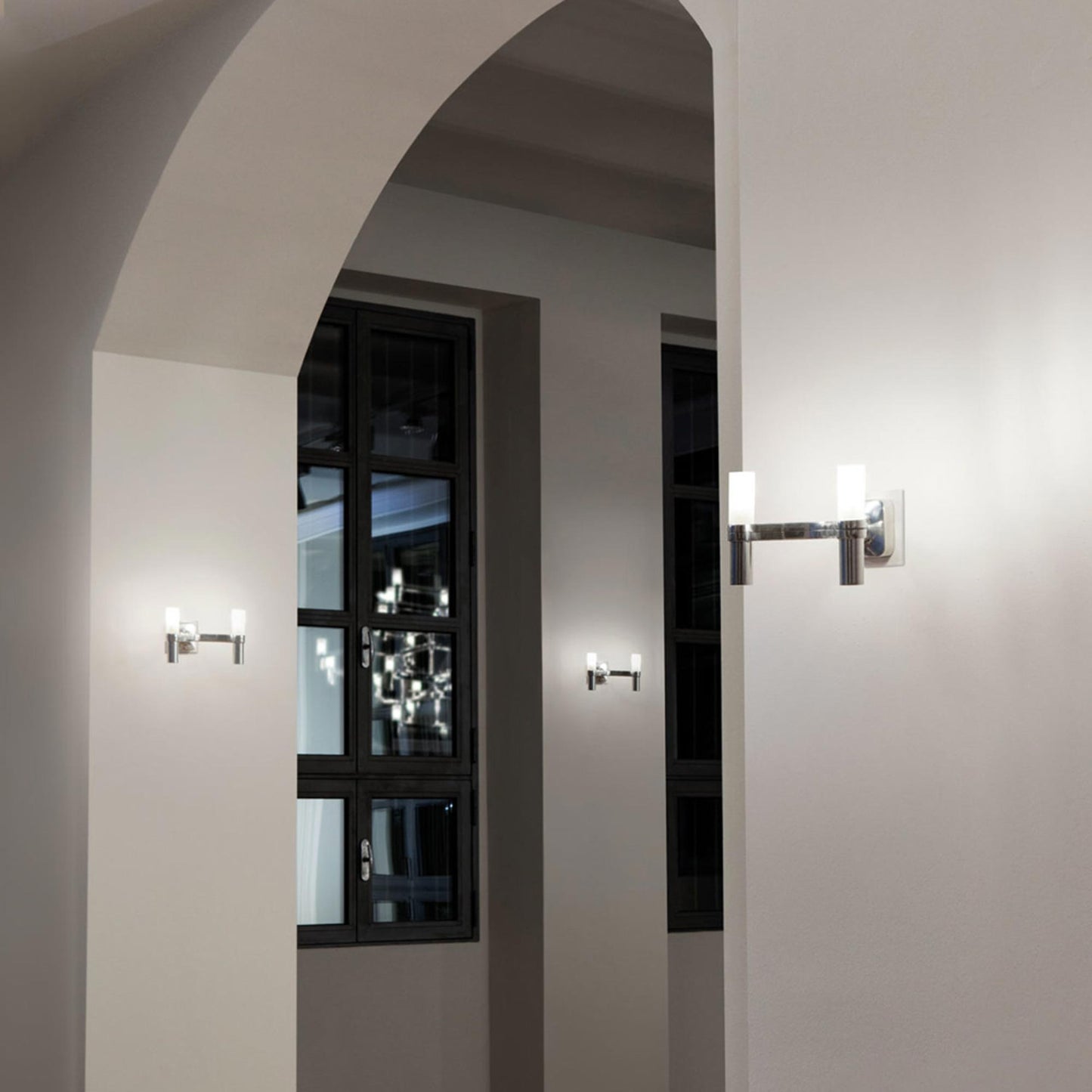 Crown Wall Light in living room.