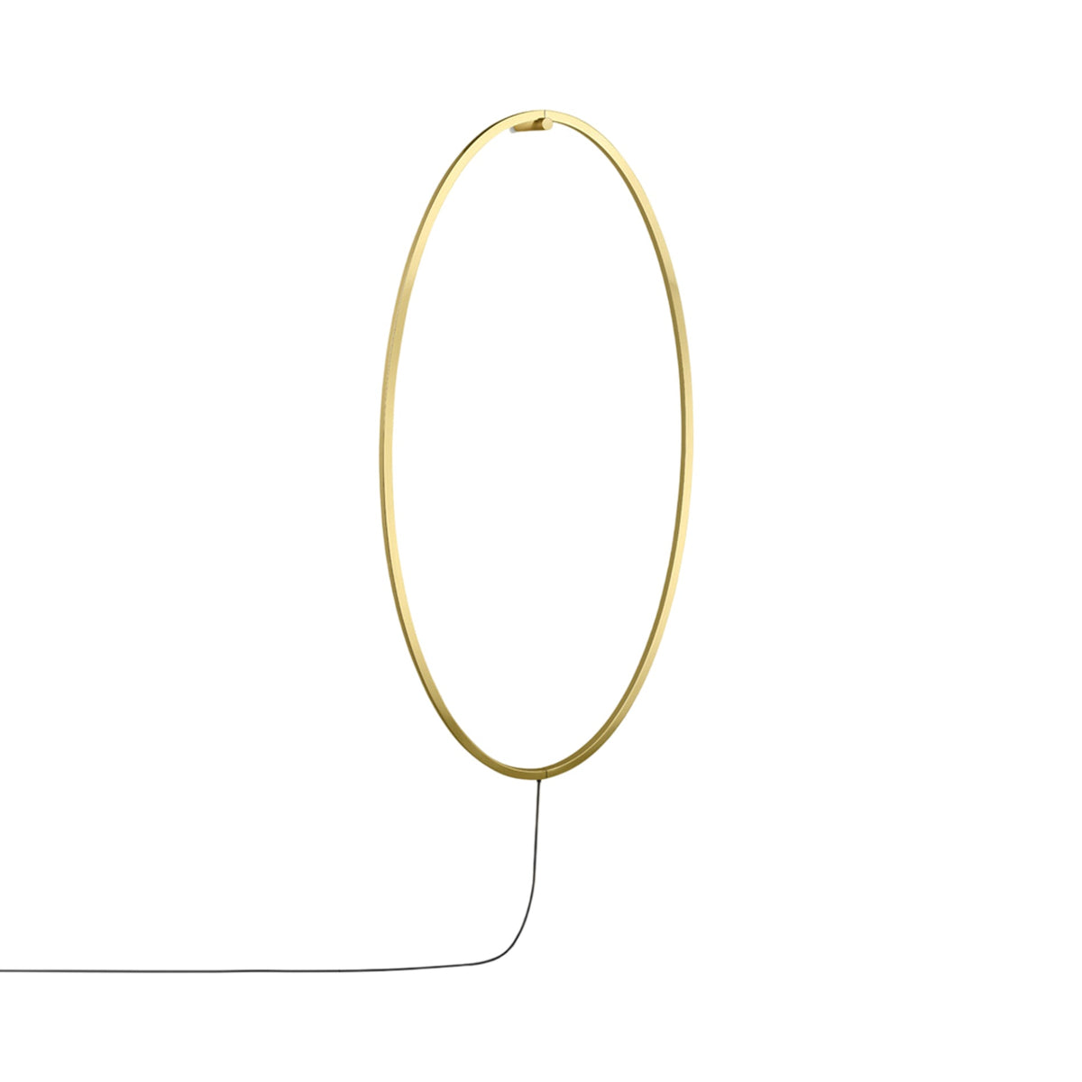 Ellisse LED Floor / Wall Light in Gold Polished.