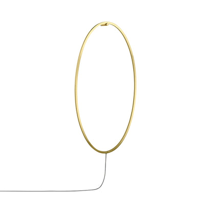 Ellisse LED Floor / Wall Light in Gold Polished.