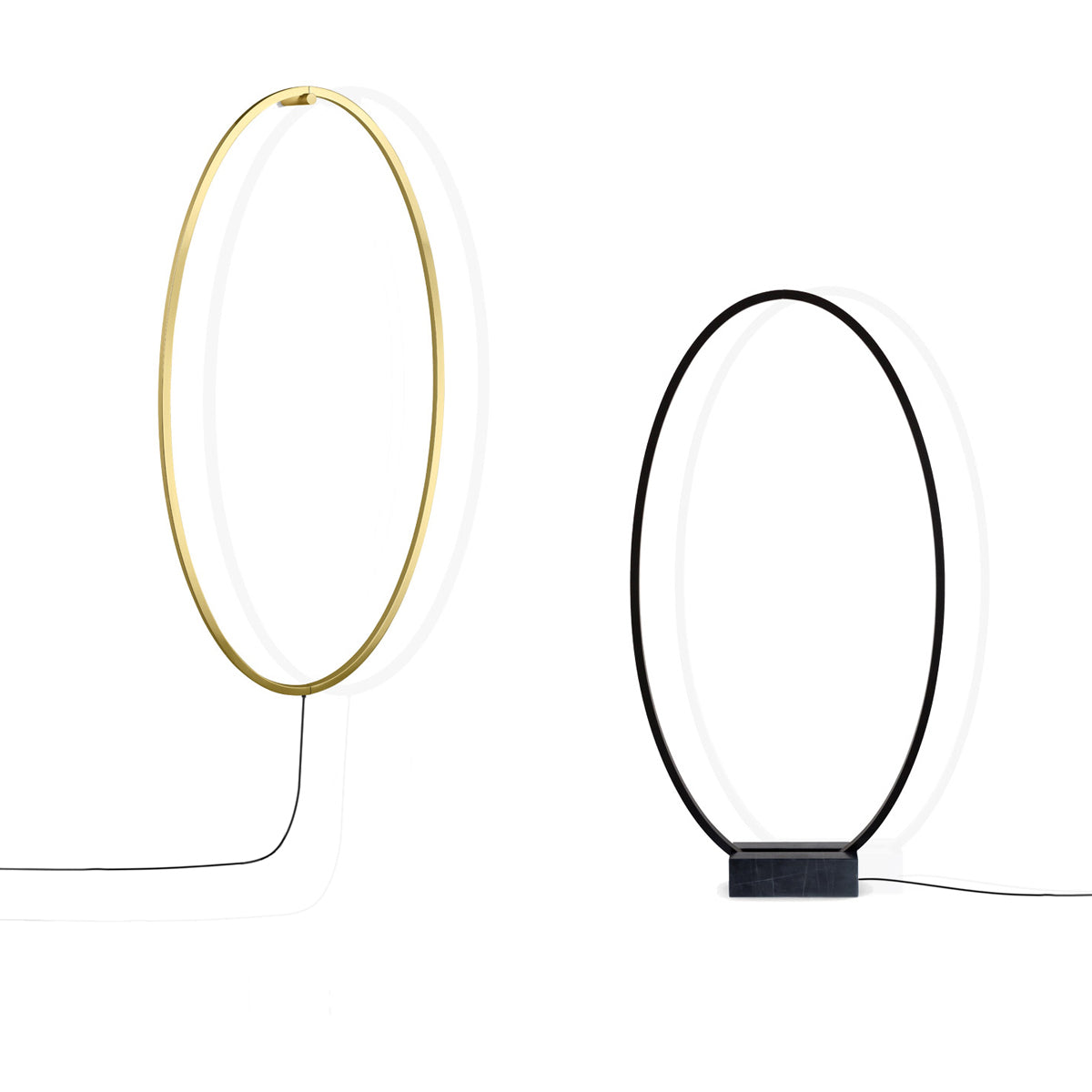 Ellisse LED Floor / Wall Light in Detail.