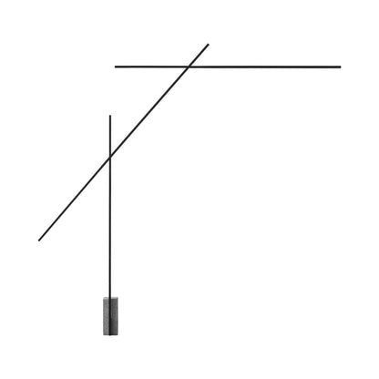 Flamingo LED Floor Lamp in Black.