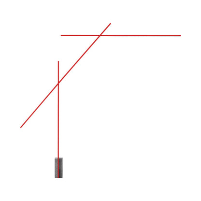 Flamingo LED Floor Lamp in Red.
