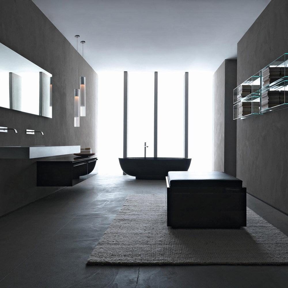 Ilium Pendant Light in bathroom.