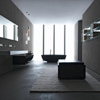 Ilium Pendant Light in bathroom.