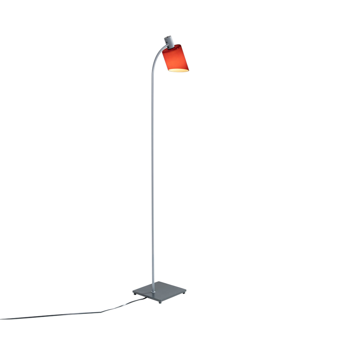 Lampe de Bureau Floor Lamp in Red.